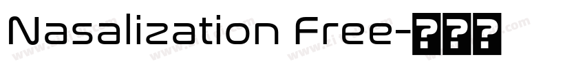 Nasalization Free字体转换 Nasalization Free字体转换